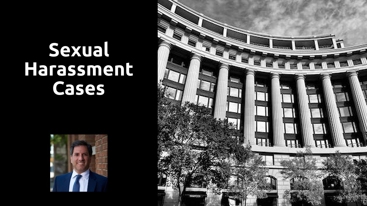 Sexual harassment cases